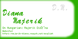 diana majerik business card